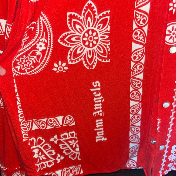 Palm Angels bandana print button up - Picture 4 of 5